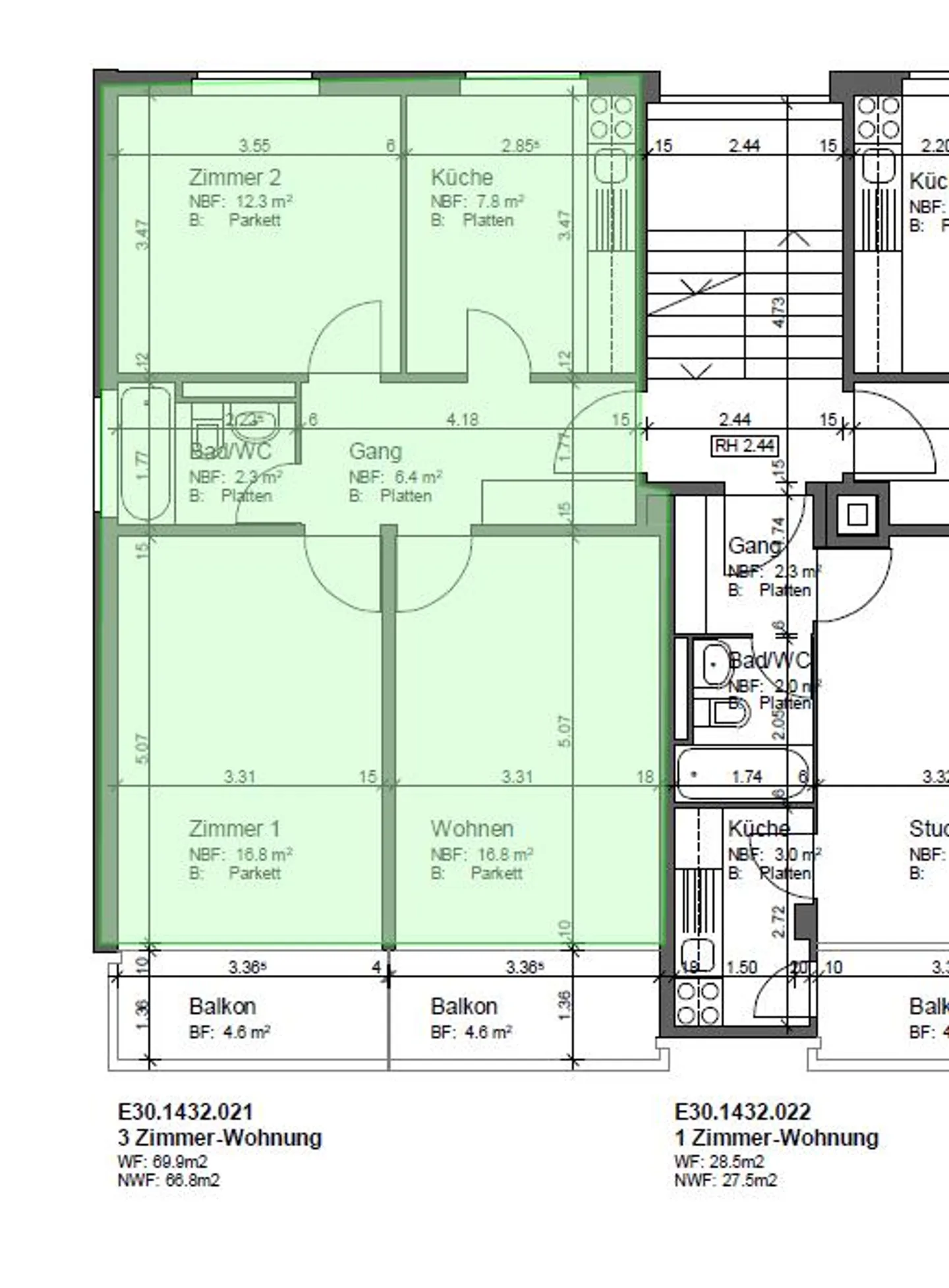 Befristet: Freundliche Wohnung an zentraler Lage - Foto 9 von 9