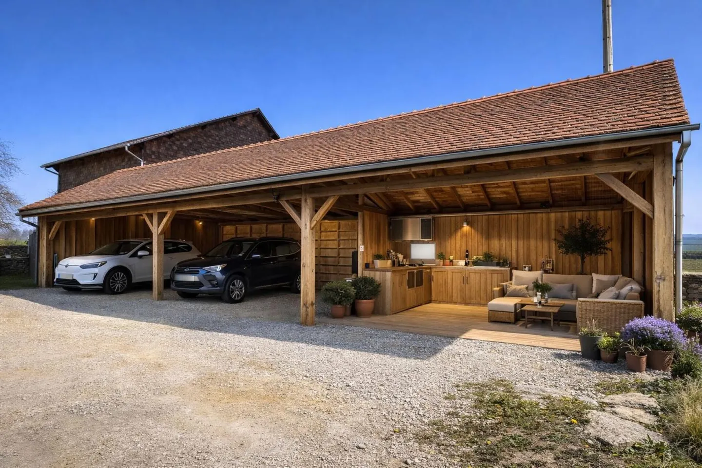 LAND WITH LARGE RURAL & COVERED TO BE TRANSFORMED INTO HOUSING OR THE GROUND FLOOR FOR AN ACTIVITY AND YOUR HOUSING ON THE UPPER FLOOR, OR SEVERAL FAMILIES? - Photo 9 of 13