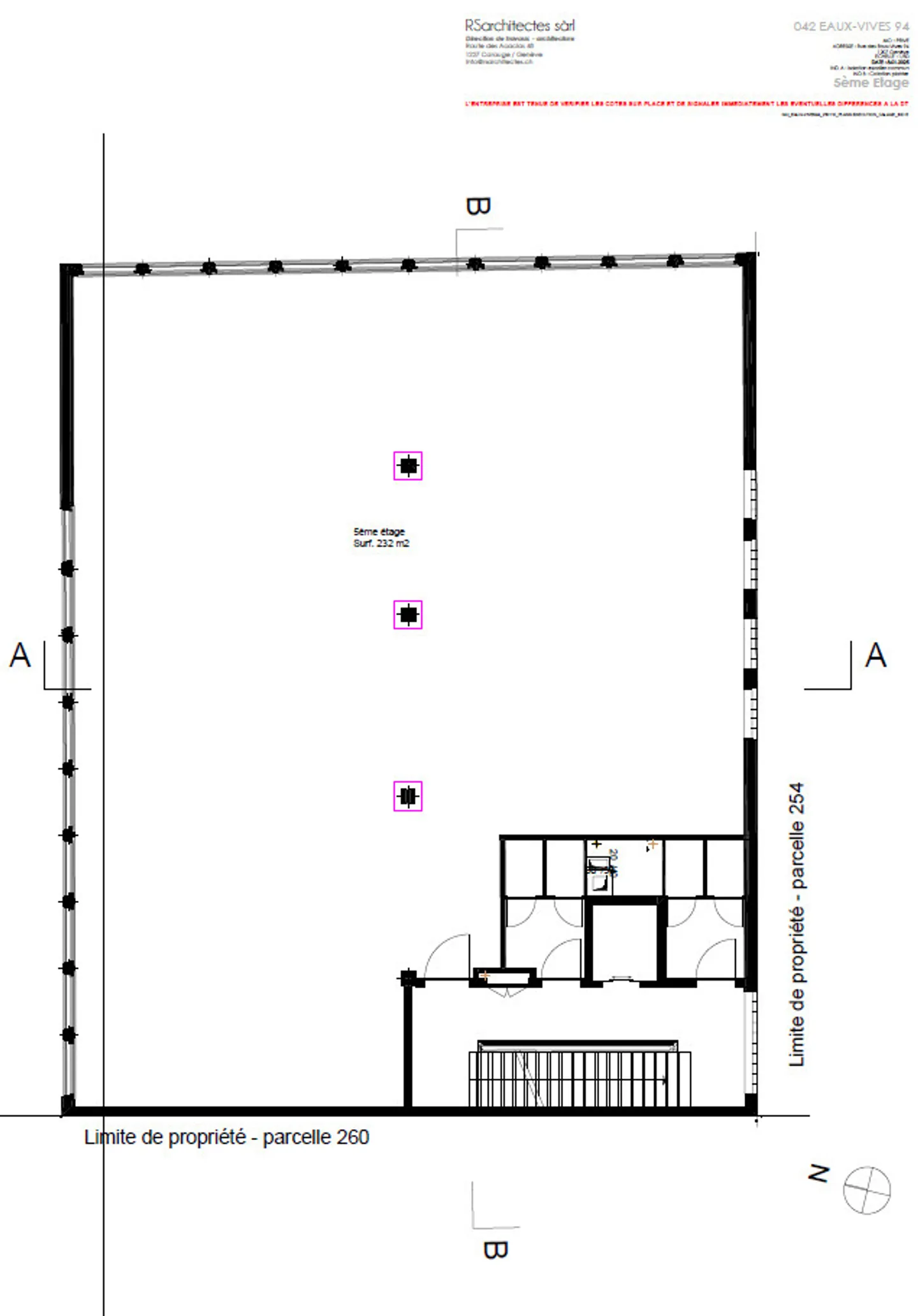 Bureaux d'env. 241 m² au 5ème étage - Photo 6 sur 6