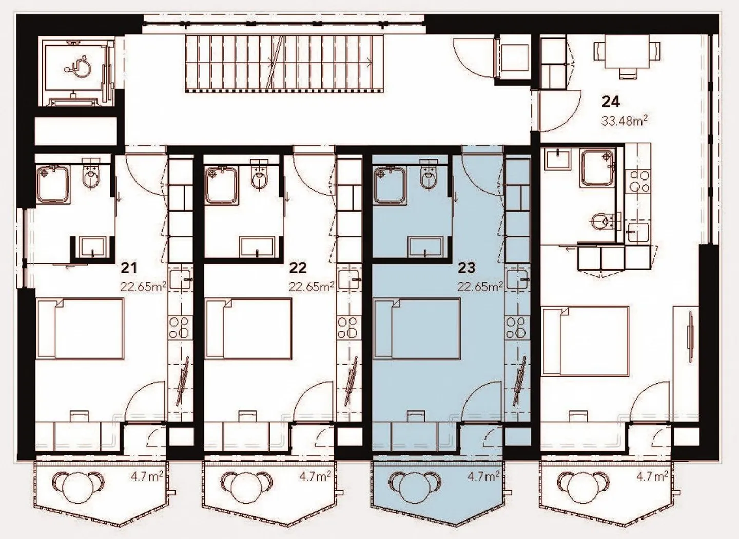 Appartamento 1,5 locali in posizione privilegiata - Foto 6 di 6