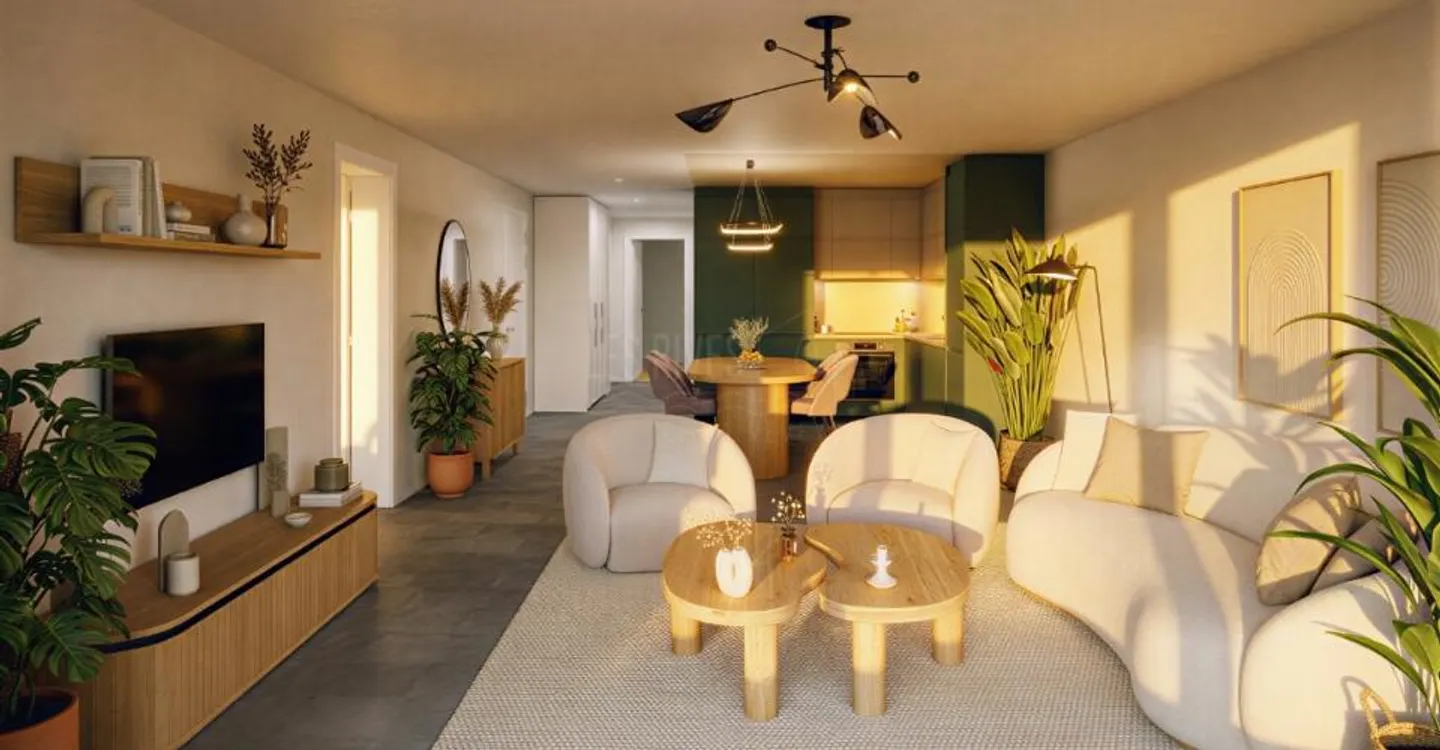5.5 camere familiari di 122 m² con grande balcone esposto a sud - Foto 2 di 6