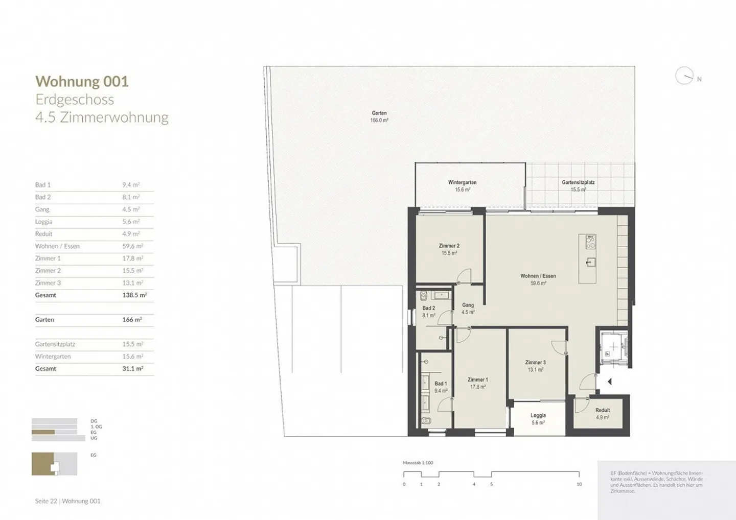 Looking for a new tenant for a large 4.5 room new apartment with garden - Photo 11 of 11