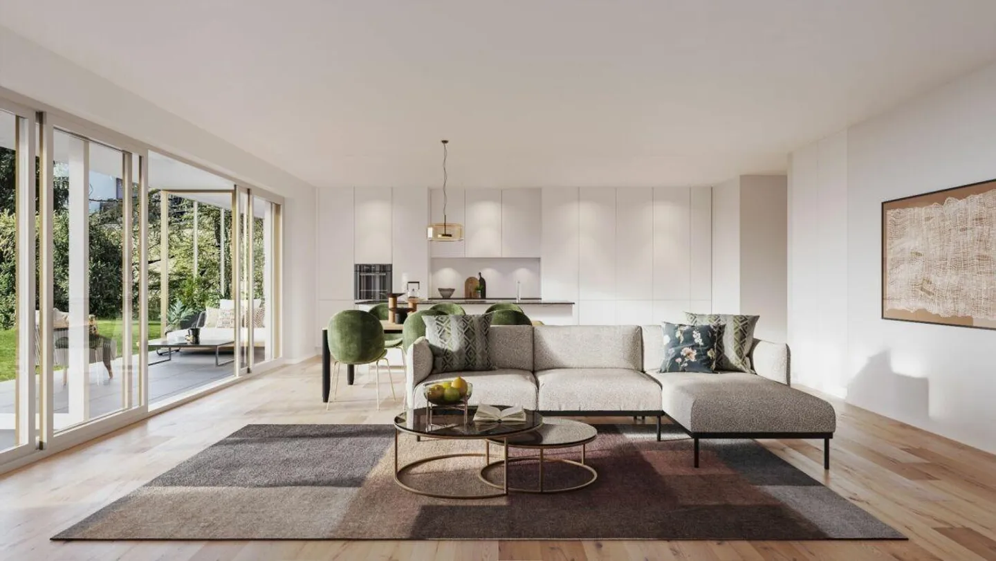 Looking for a new tenant for a large 4.5 room new apartment with garden - Photo 4 of 11