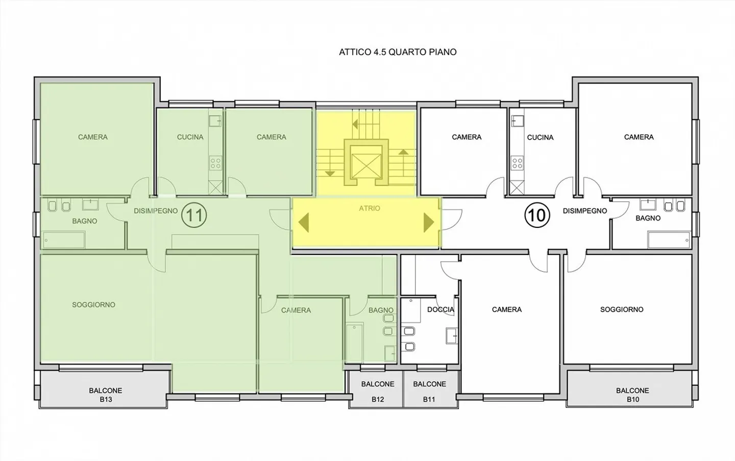 Miete hellen 4.5-Zimmer-Dachboden in Genestrerio renoviert - Foto 10 von 10