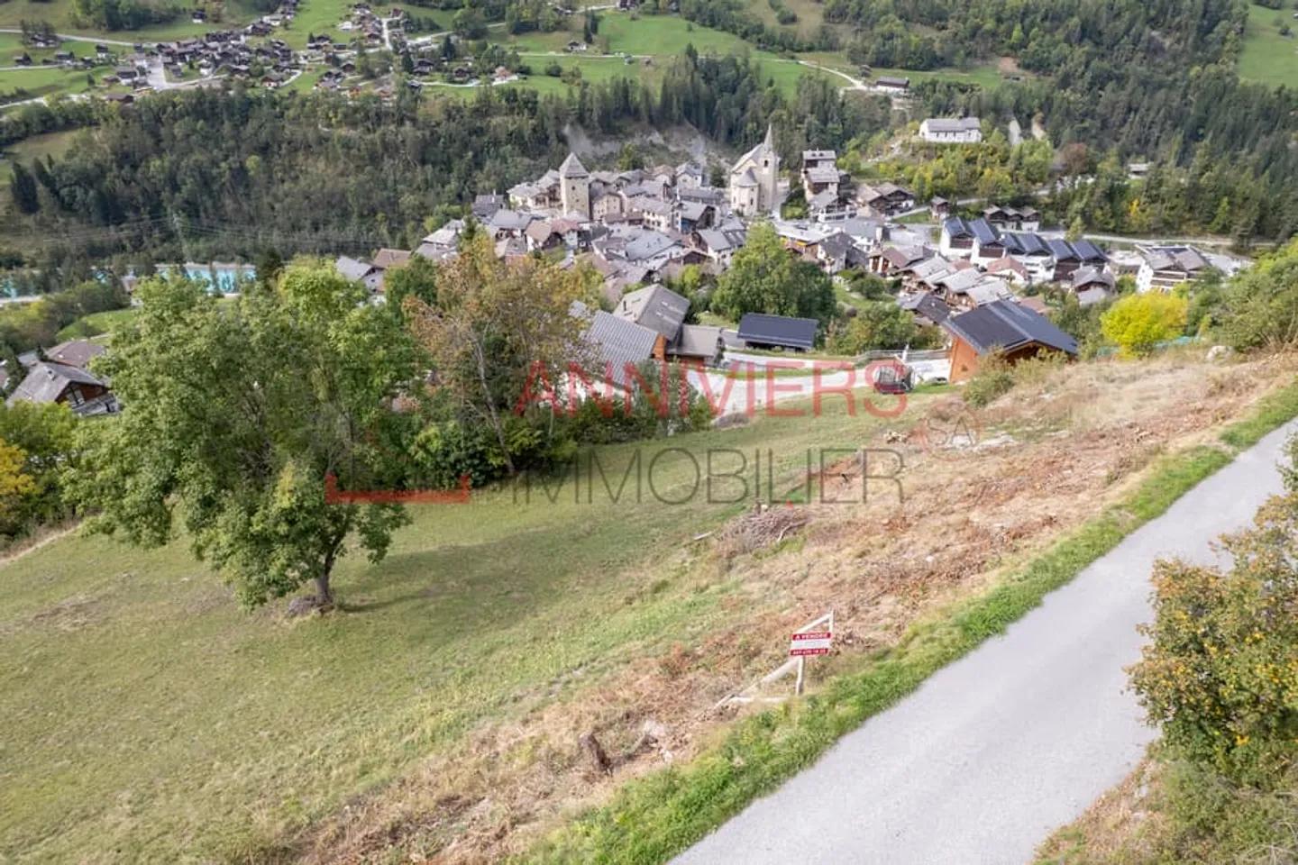 Magnificent building plot of 587 m2 in Vissoie - Photo 5 of 13