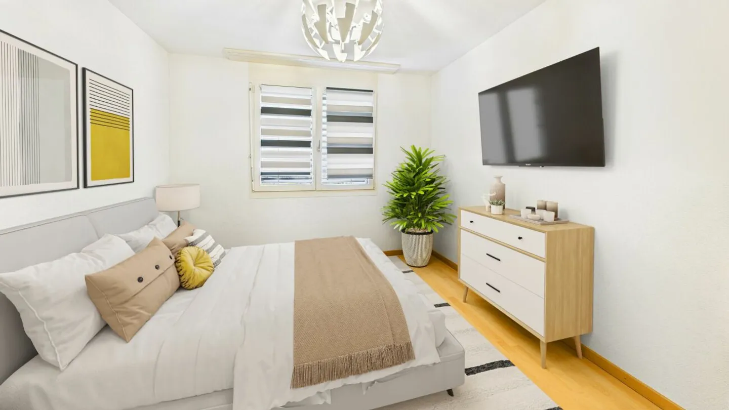 Ampio appartamento di 4,5 stanze con balcone e disposizione flessibile - Foto 5 di 12