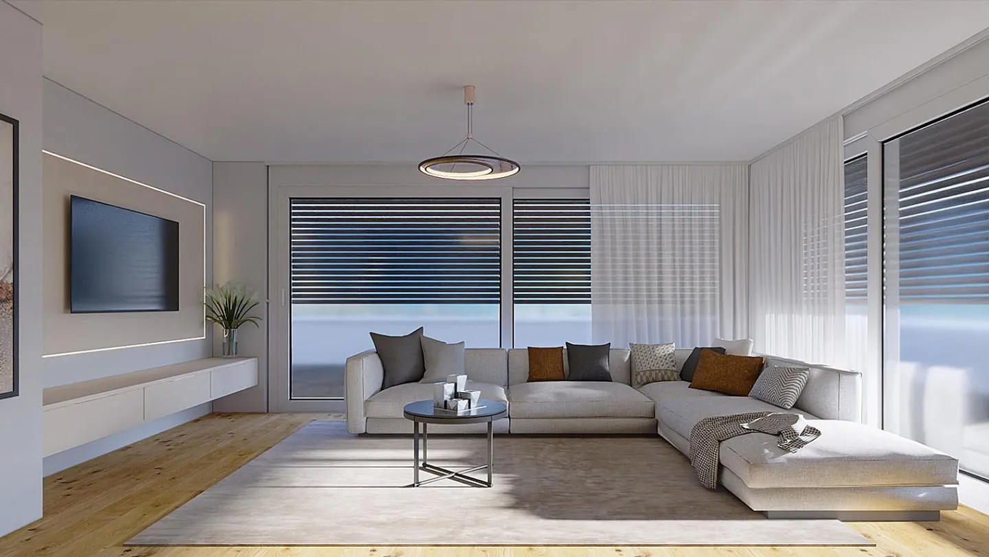 Charmante penthouse de 2,5 pièces avec grande terrasse à Brig - Photo 3 sur 6