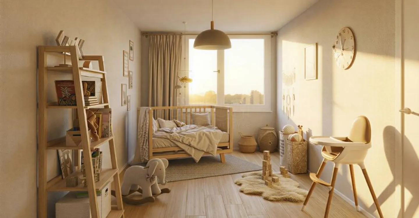 4,5-Zimmer-Wohnung im obersten Stockwerk – Südbalkon - Foto 1 von 9
