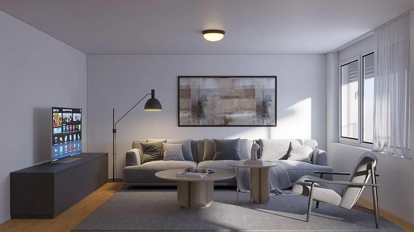 Luxuriöse 4.5-Zimmer-Attikawohnung mit XXL-Terrasse in Brig - Foto 3 von 6