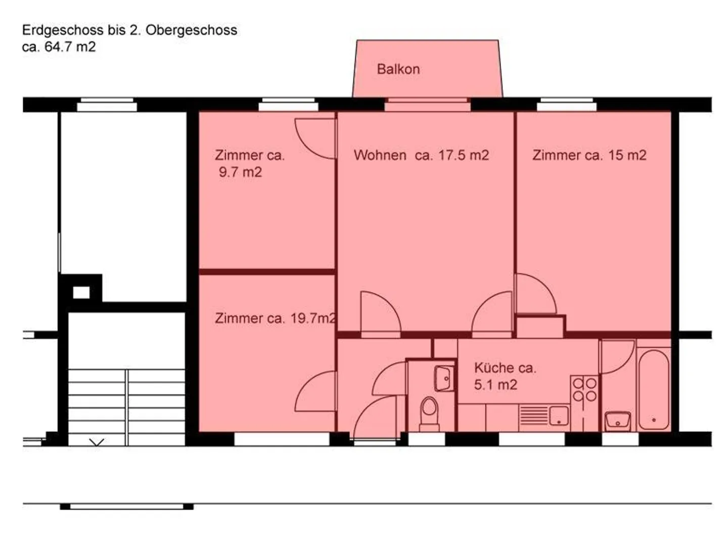 Zentrale 4-Zimmer-Wohnung - Foto 13 von 13