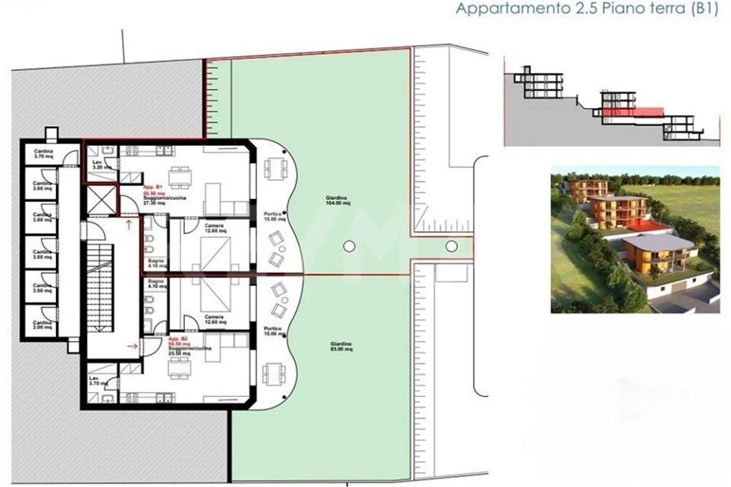 Appartamento di nuova costruzione con vista spettacolare (Appartamento B1) - Foto 5 di 13