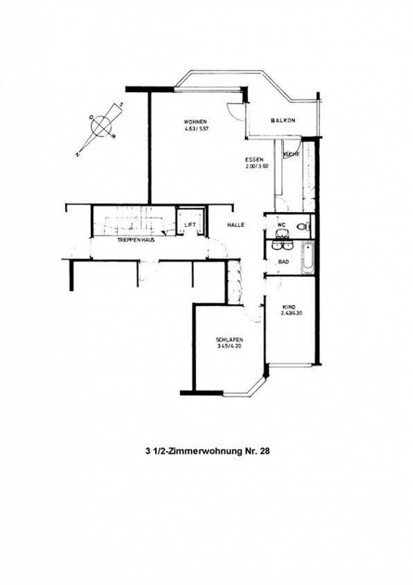 3.5 Zimmerwohnung an ruhiger Lage - Foto 2 von 12