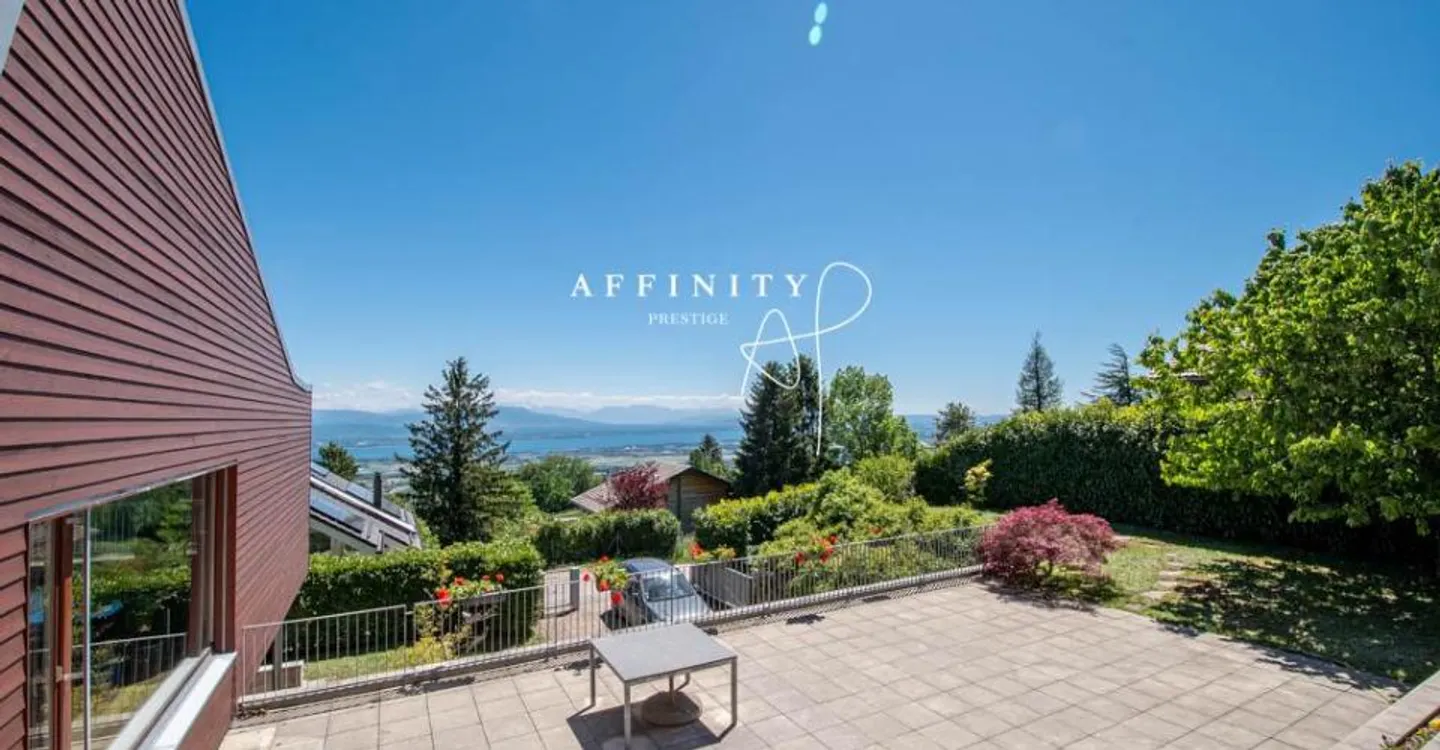 Zeitgenössische Architektenvilla mit atemberaubendem Blick auf den Genfersee - Foto 6 von 11