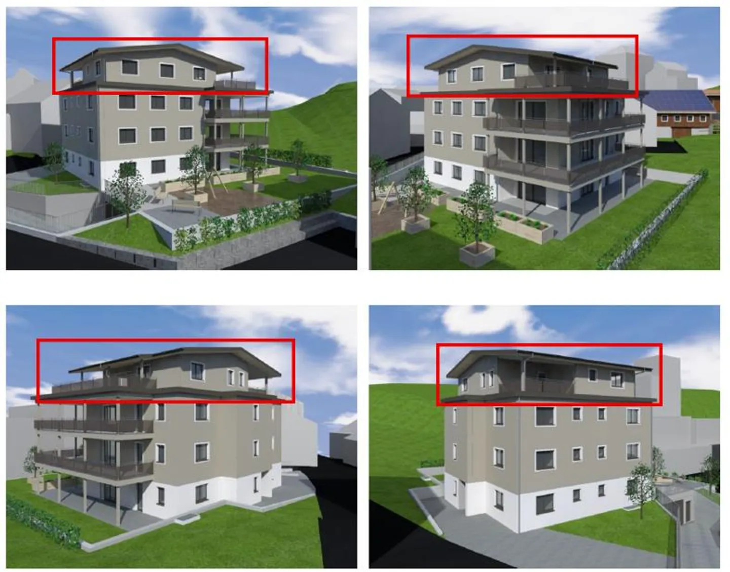 Neues 3.5 Zimmer Attikawohnung - Foto 1 von 3