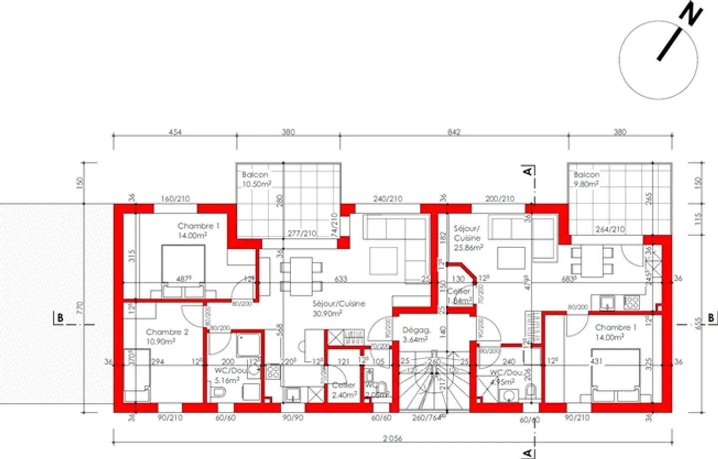 Nuovo appartamento 2,5 locali a Charrat - Foto 6 di 6