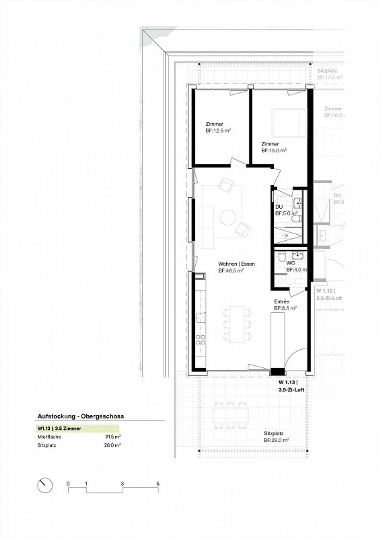 Appartement penthouse unique de 3,5 pièces à Stein am Rhein - Photo 12 sur 12