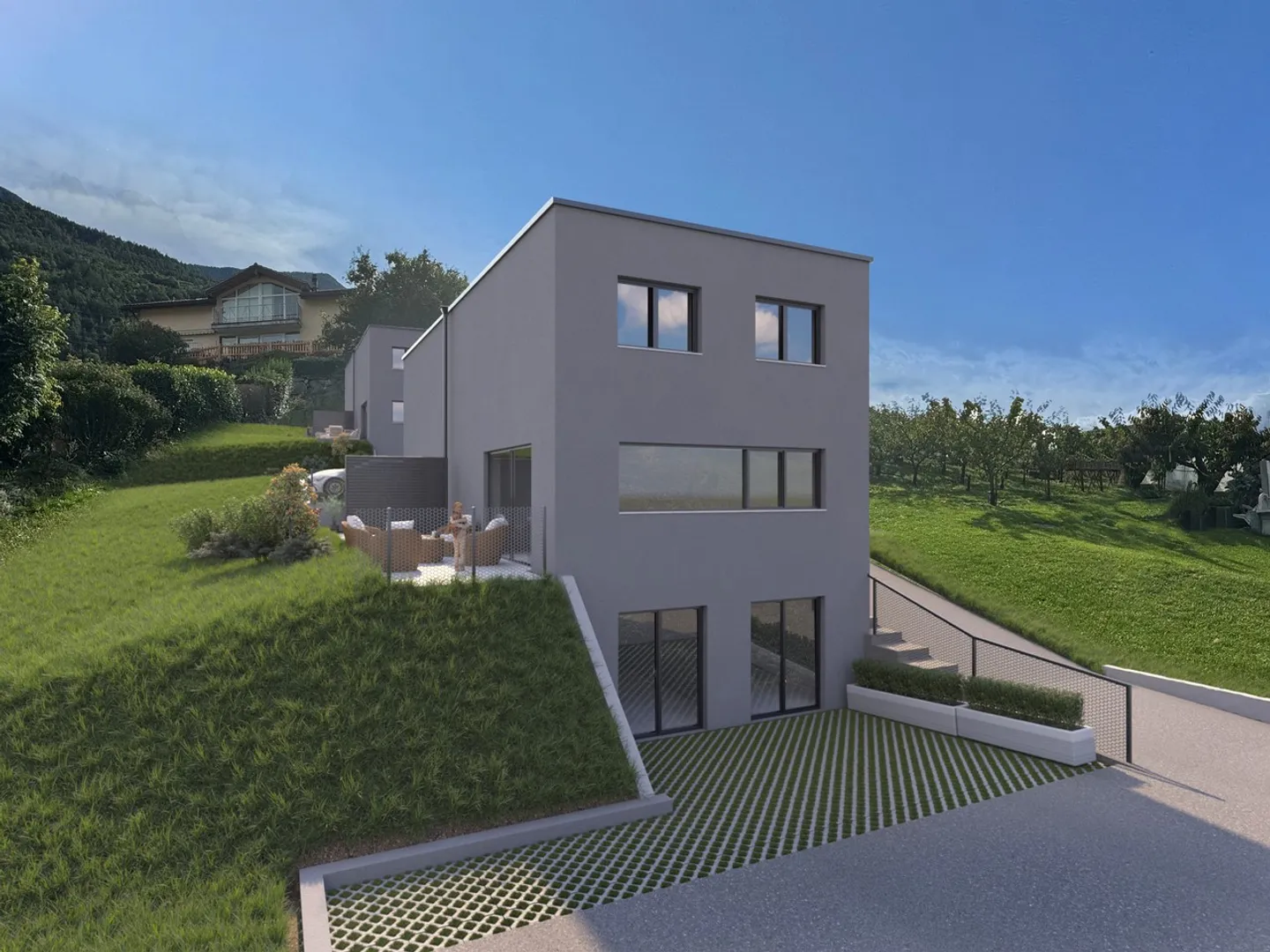 Appartamento con 5,5 stanze a Saxon - Foto 2 di 12