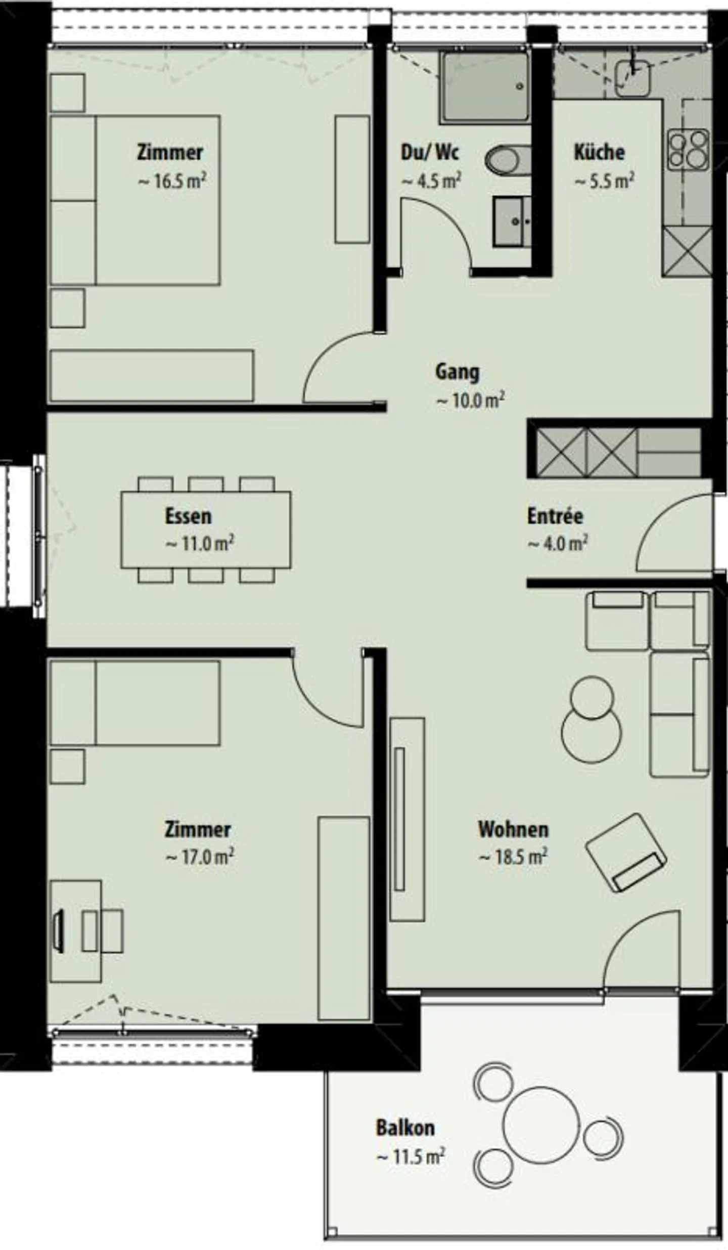 Appartement à louer - Photo 9 sur 9