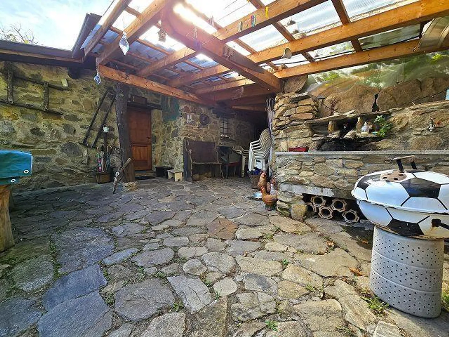 Cascina 3,5 loc. nella natura con grande terreno, molto soleggiato, con bella vista» - Foto 24 di 45