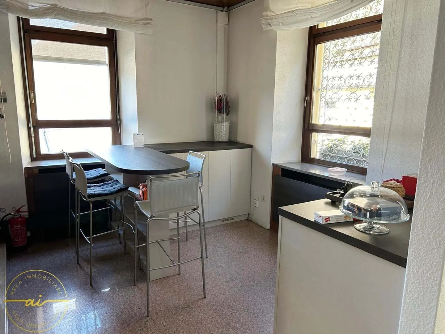 BUREAUX ÉLÉGANTS MEUBLÉS AVEC PARKINGS INCLUS À MENDRISIO - Photo 2 sur 5