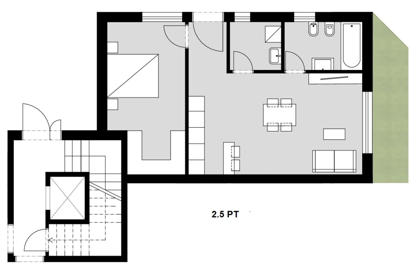 THREE 2.5-ROOM APARTMENTS - Photo 14 of 14