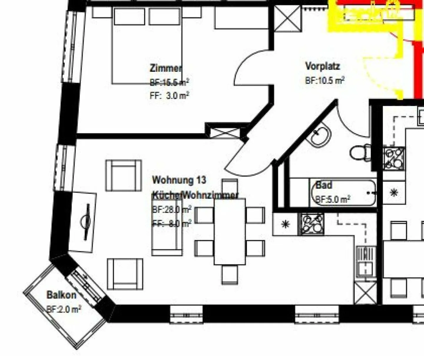 Zentrale 2.5-Zimmer-Wohung am See - Foto 5 di 5
