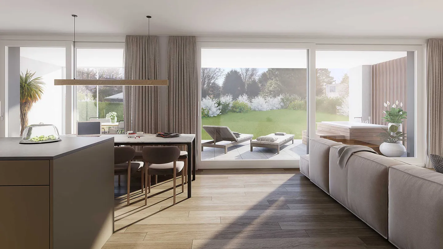 Exclusive 4½-Room Garden Apartment with Winter Garden - Photo 6 of 9
