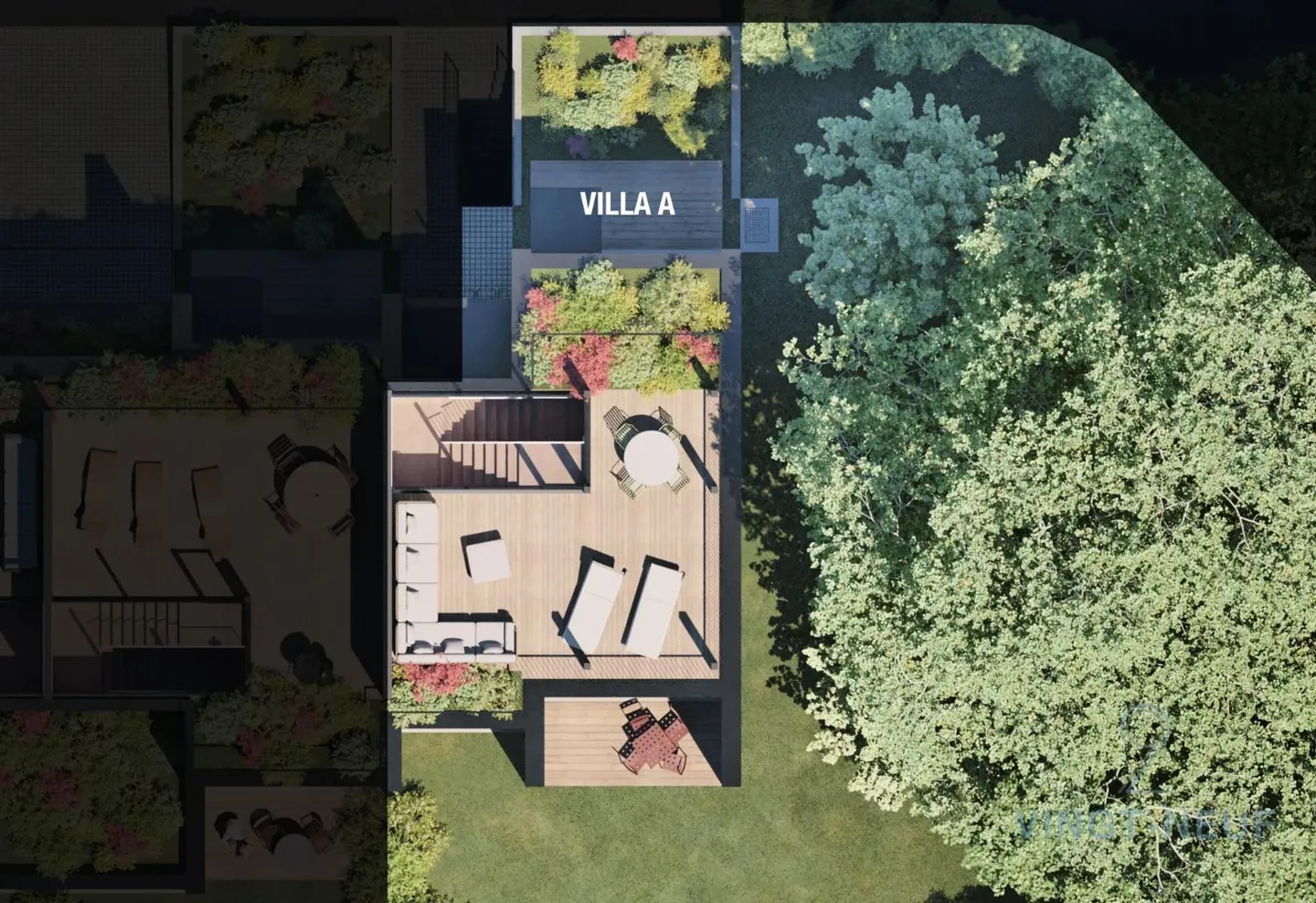 Vessy - Maison de ville moderne avec jardin et terrasse sur le toit - Photo 8 sur 10