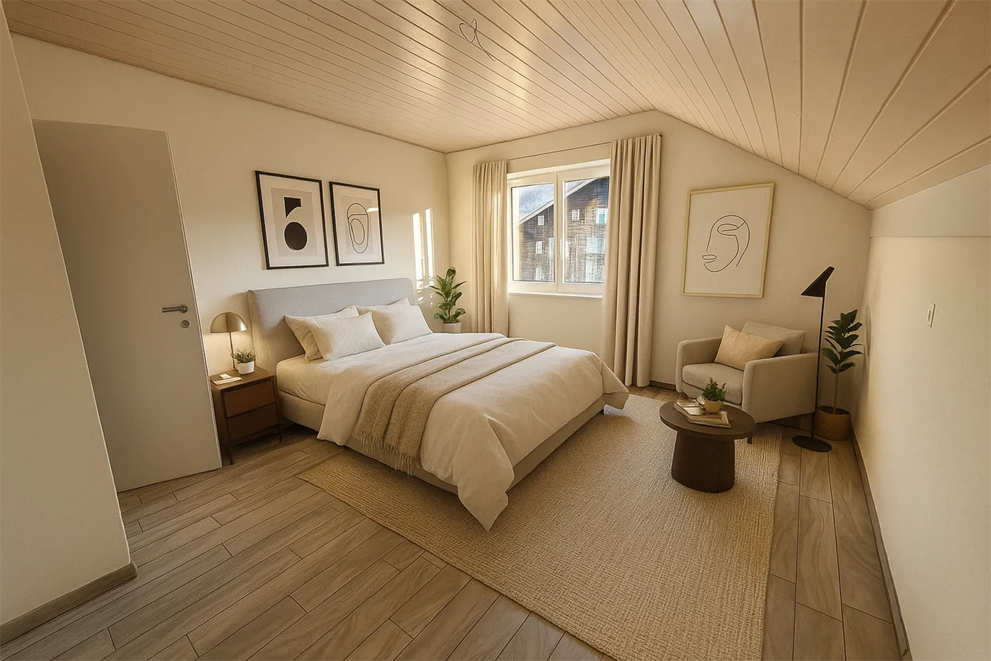 Tavannes, magnifica maisonette di 5,5 stanze al 1°/2° piano con balcone - Foto 3 di 11