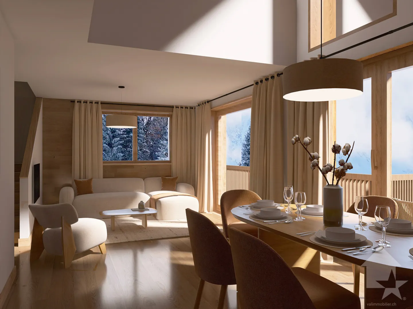 Charmante Maisonette in St-Luc - Foto 2 von 7