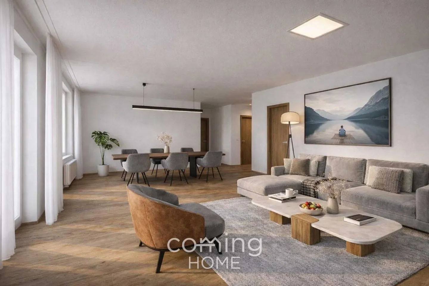 Spacious 4.5-room apartment with balcony in the center of Brig - being renovated - Photo 1 of 11