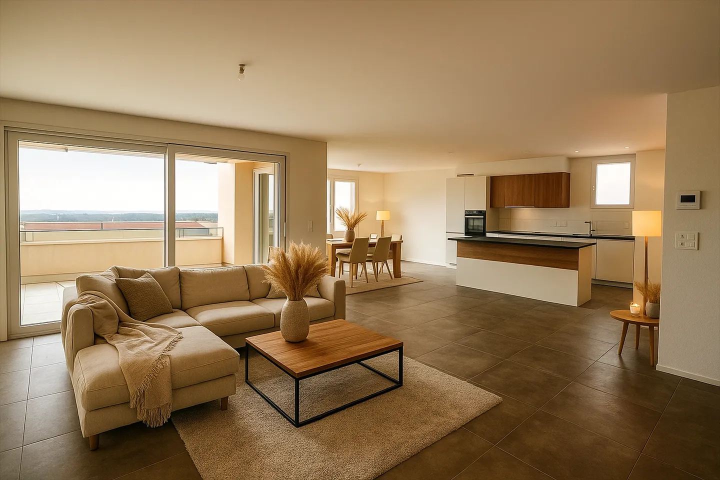 Magnifique appartement de 4,5 pièces avec vue - Photo 4 sur 15