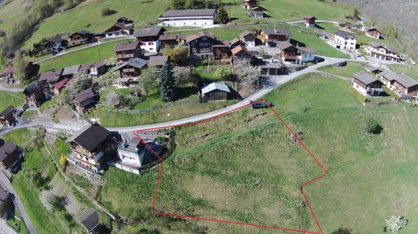 Ausstattetes Grundstück von 1047 m2 mit Blick auf die Berge und das Tal im Val d' - Foto 10 von 11