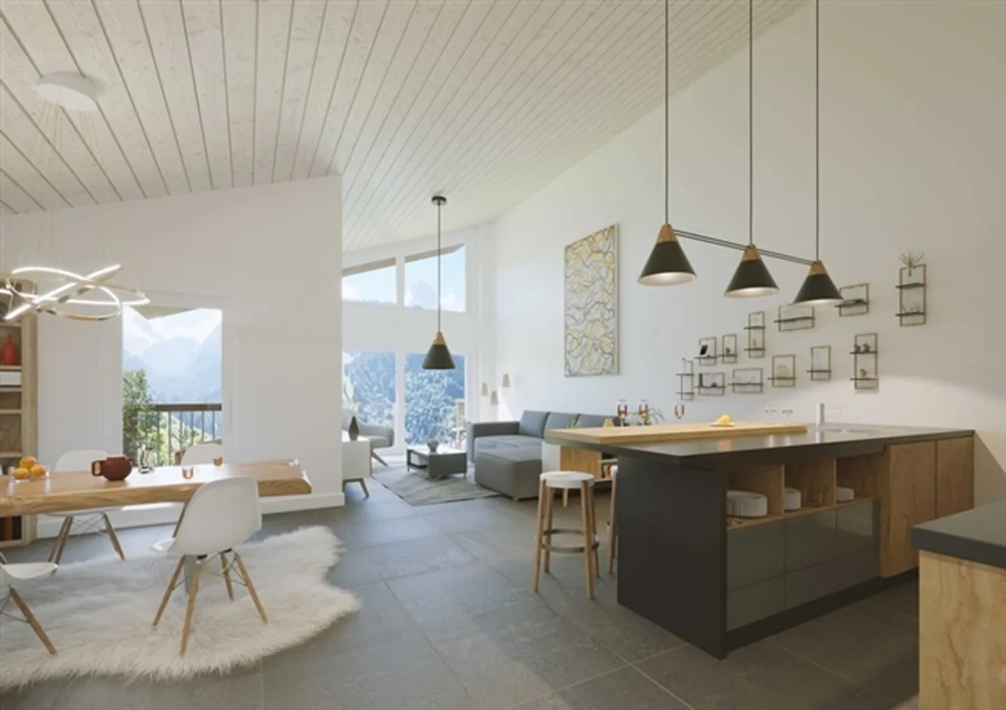 Appartements de 3,5 pièces dans un nouveau complexe résidentiel à Gryon - Photo 4 sur 7