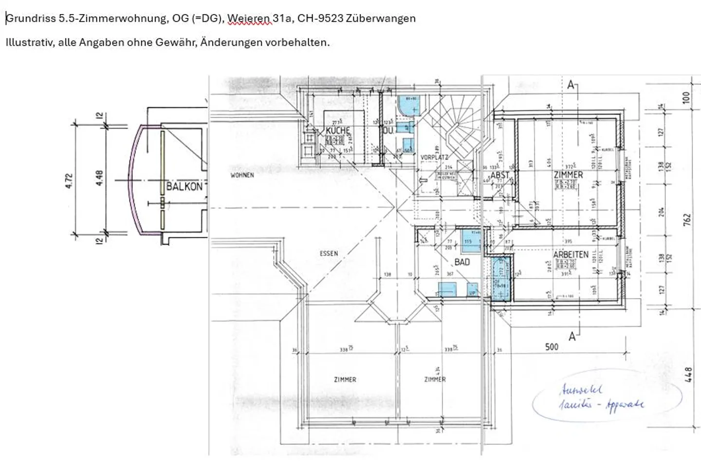 Charming 5.5-room attic apartment in the attractive municipality of Zuzwil SG - Photo 22 of 22