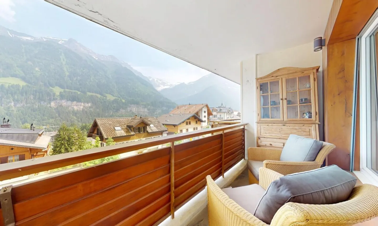Appartamento completamente ristrutturato nel centro di Champéry, vista panoramica - Foto 1 di 11