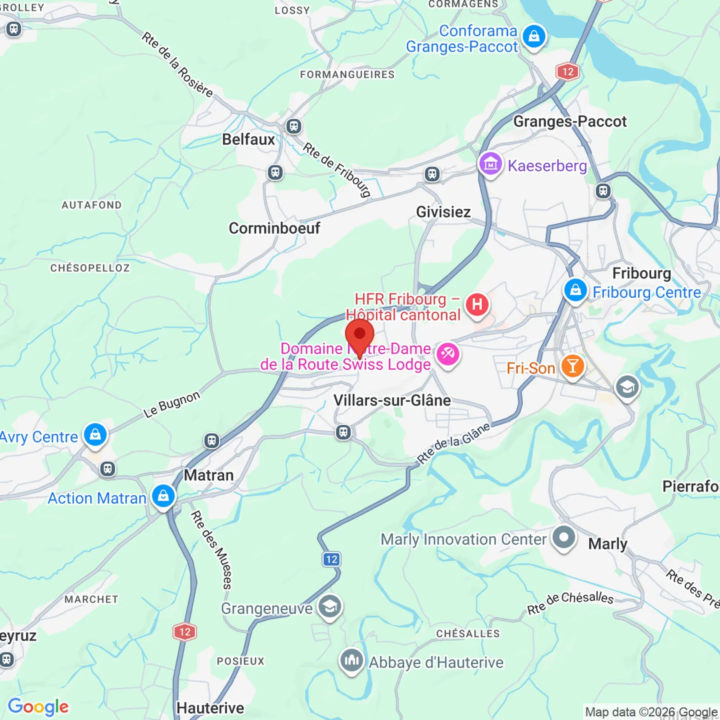 Place de parc extérieure à Villars - Photo 2 sur 2