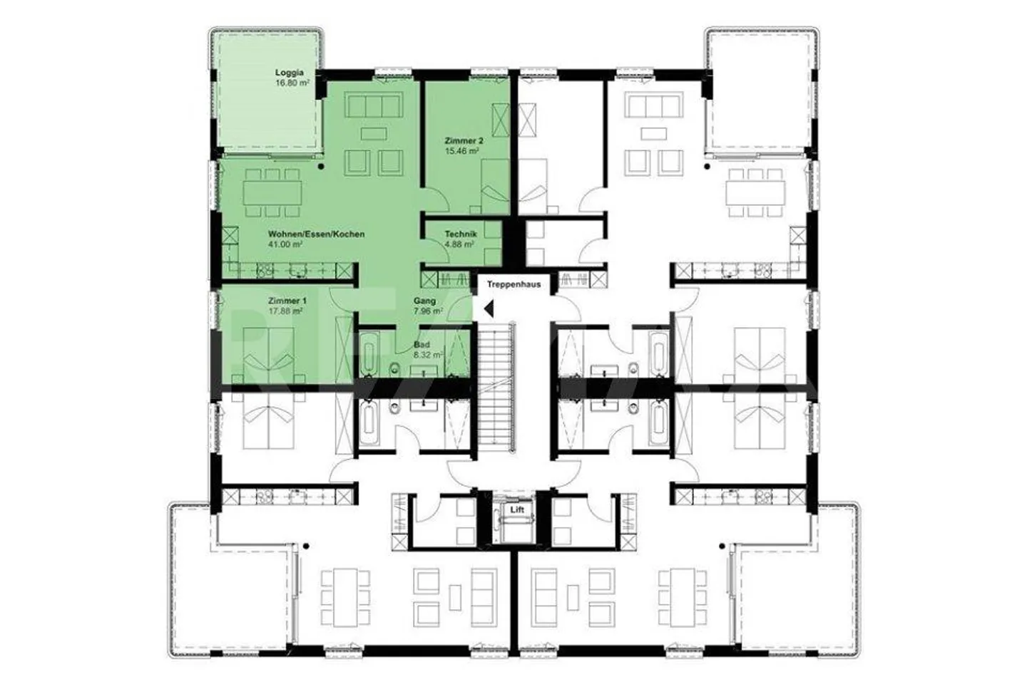 ERSTVERMIETUNG BLAIE Frick  Urbanes und grosszügiges Wohnen in B... - Foto 4 von 6