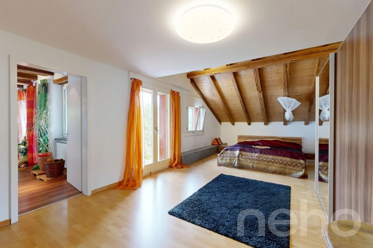 Vie spacieuse avec charme, vue dégagée et idylle de jardin - Photo 4 sur 12