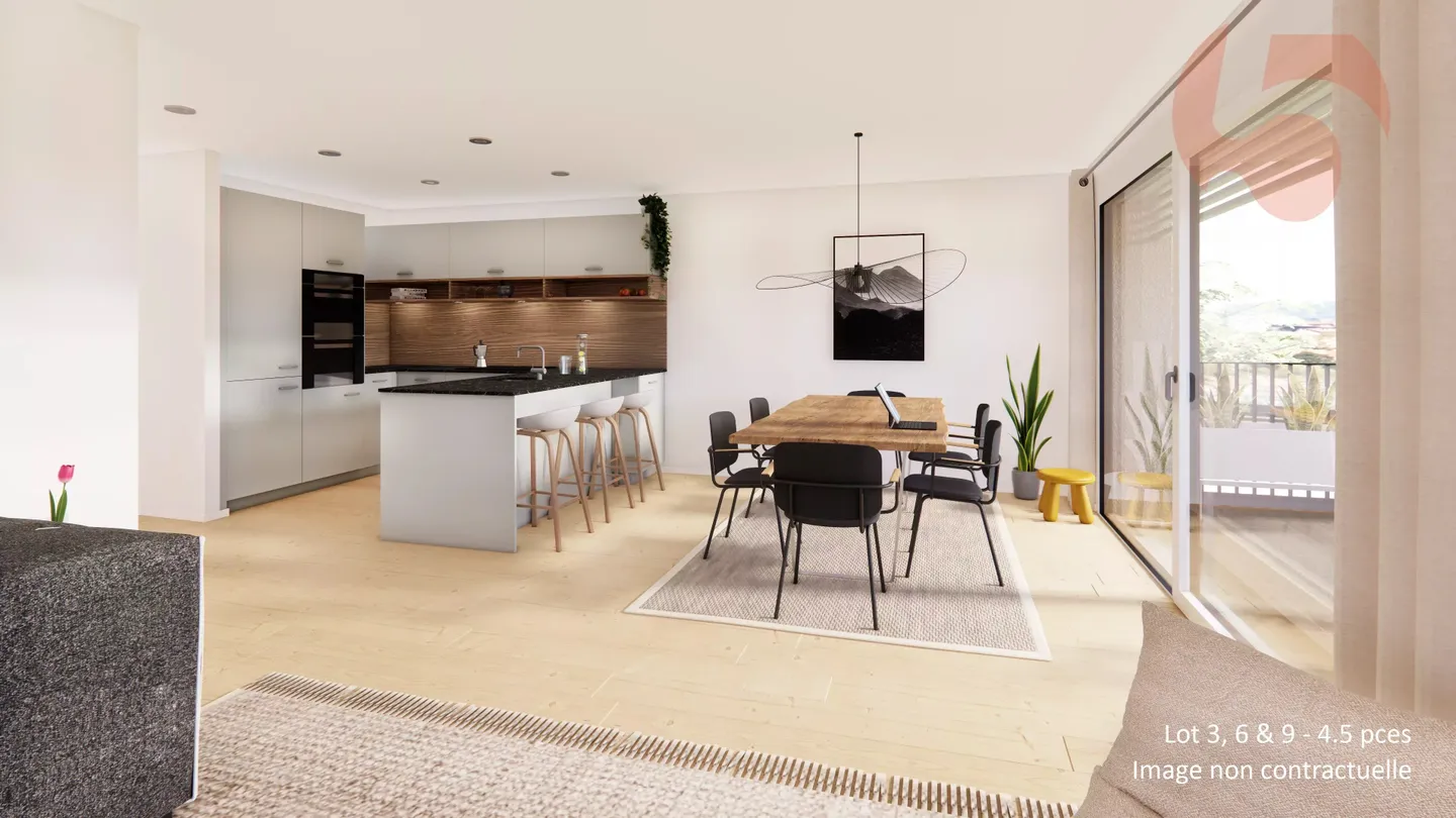 Appartement magnifique avec terrasse de 20,8 m2 - Photo 5 sur 7