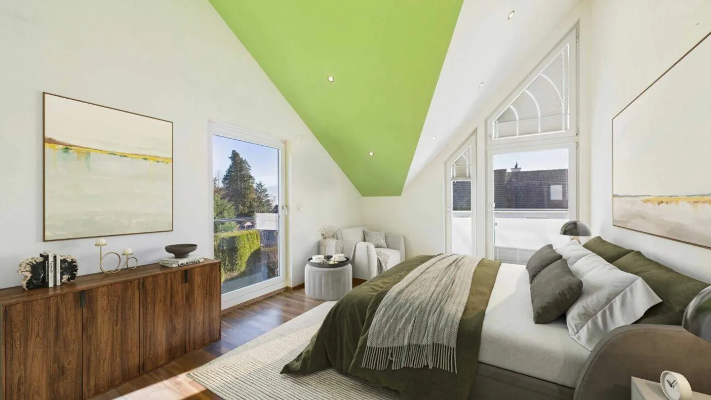 Gepflegtes Doppeleinfamilienhaus an sonniger Südhanglage - Foto 12 von 17