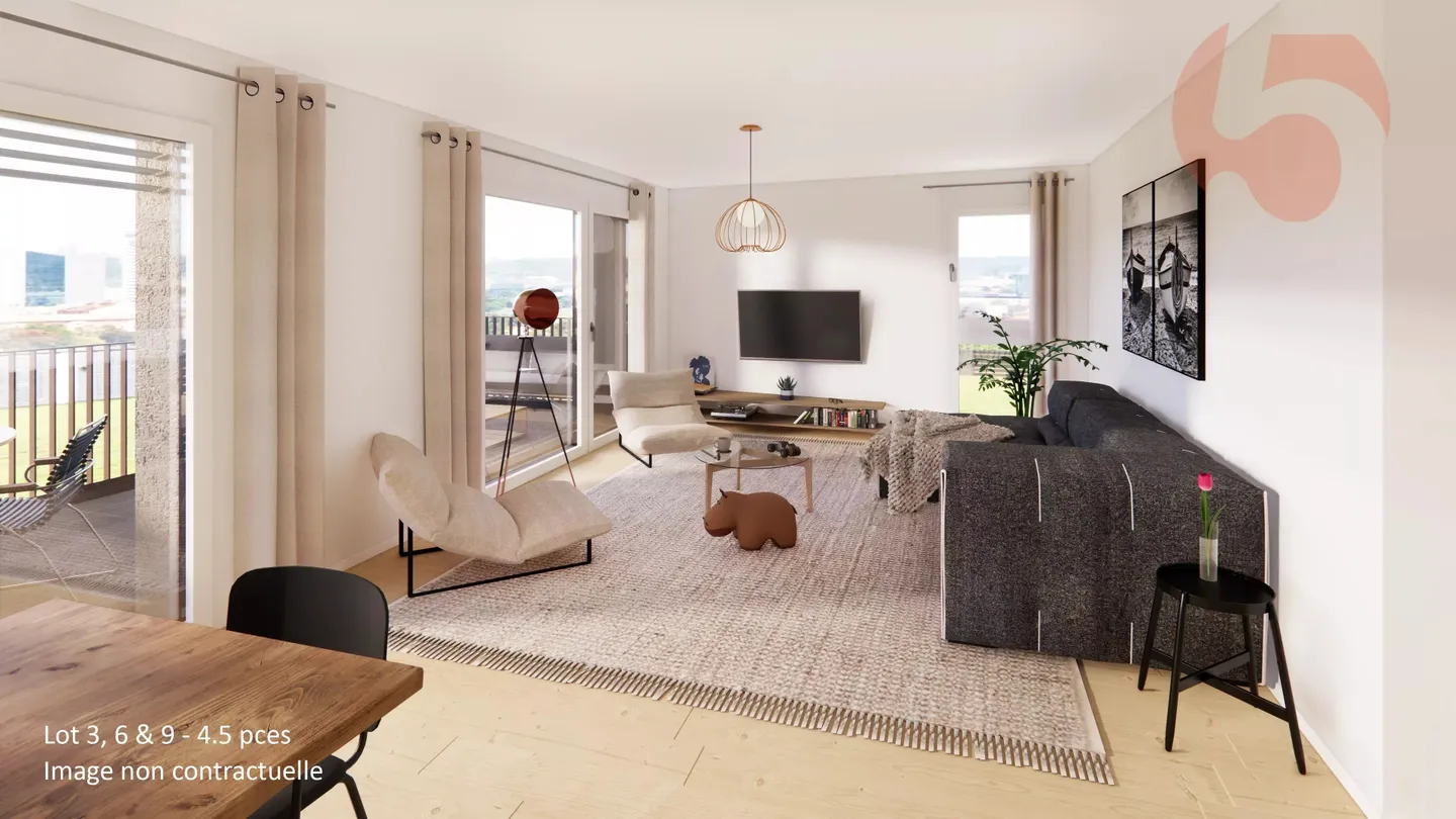 Appartement magnifique avec terrasse de 20,8 m2 - Photo 6 sur 7