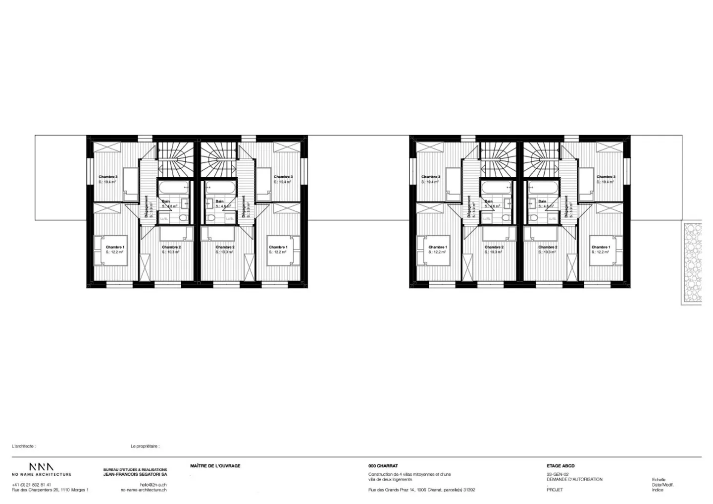 4 ville a schiera + 2 appartamenti - GRANDS PRAZ - Foto 10 di 13