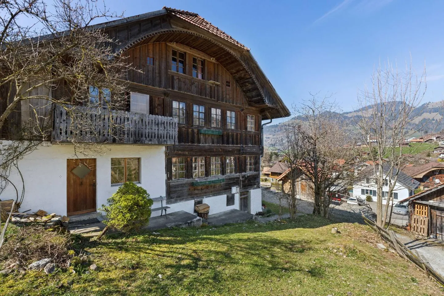 Charmantes Dorfhaus in Charmey - Foto 1 von 7