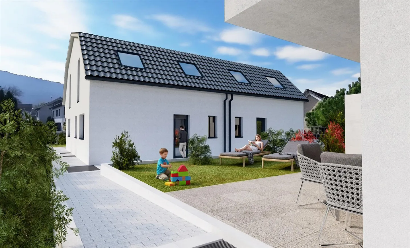 Nouveau projet de construction : maisons individuelles de 5,5 pièces dans un emplacement central et calme - Photo 2 sur 5