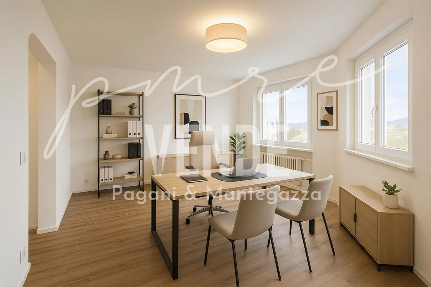 MASSAGNO | STUDIO PROFESSIONNEL DE 5,5 PIÈCES | RÉNOVÉ - Photo 2 sur 8