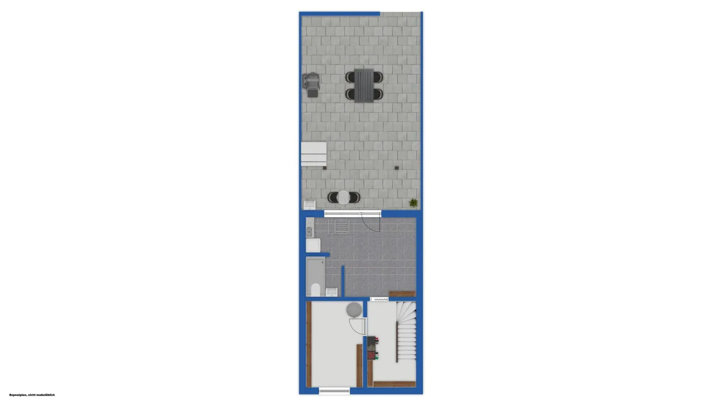 Charmante maison de ville de 4 pièces avec terrasse et potentiel de développement - Photo 14 sur 17