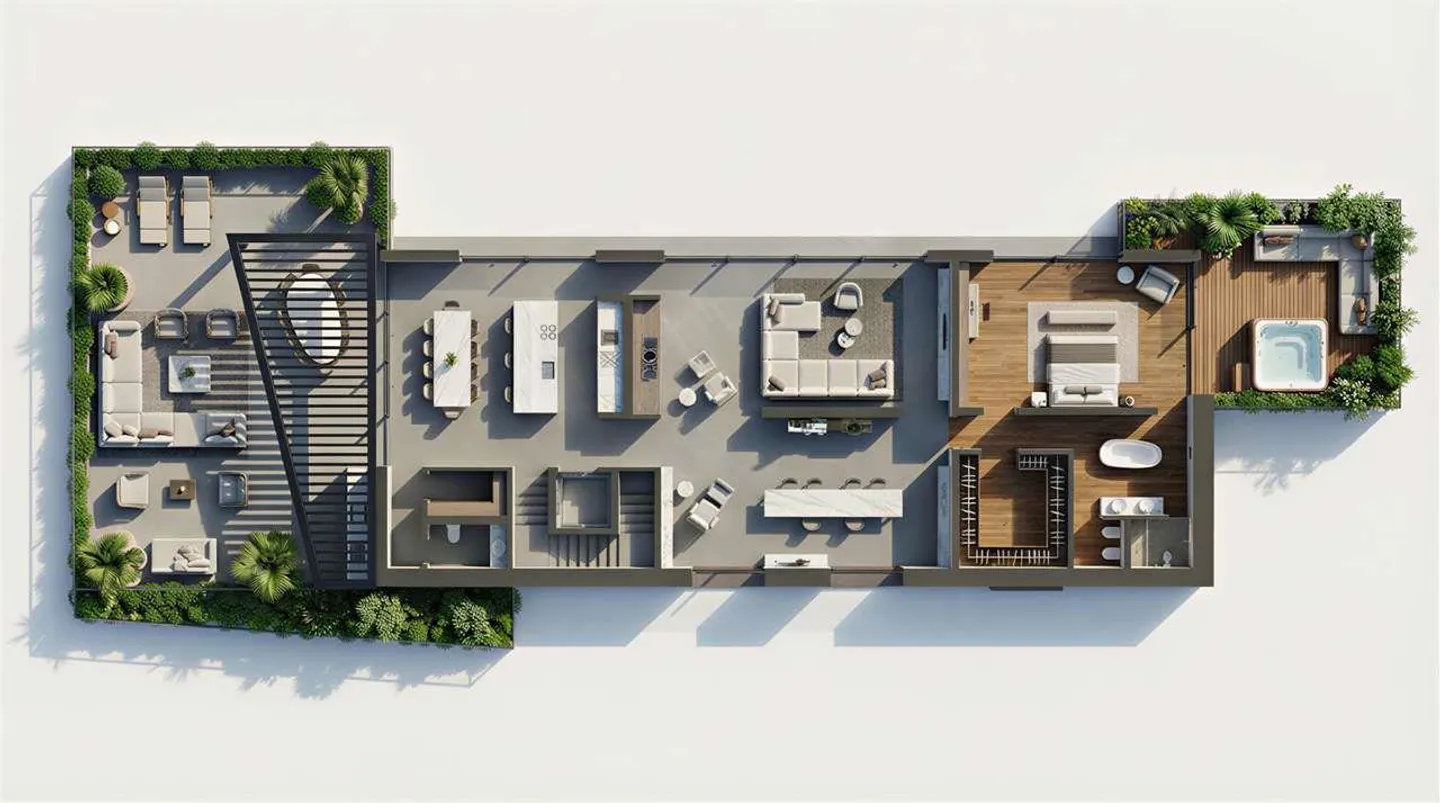 Building land with existing villa for renovation - Photo 9 of 13