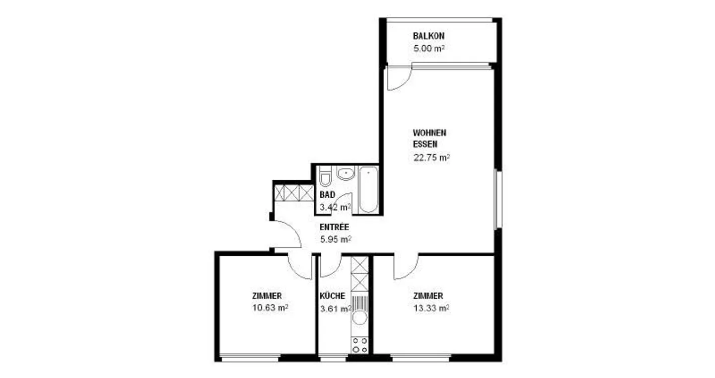 3.5-Zimmerwohnung in Horw - Foto 5 von 5