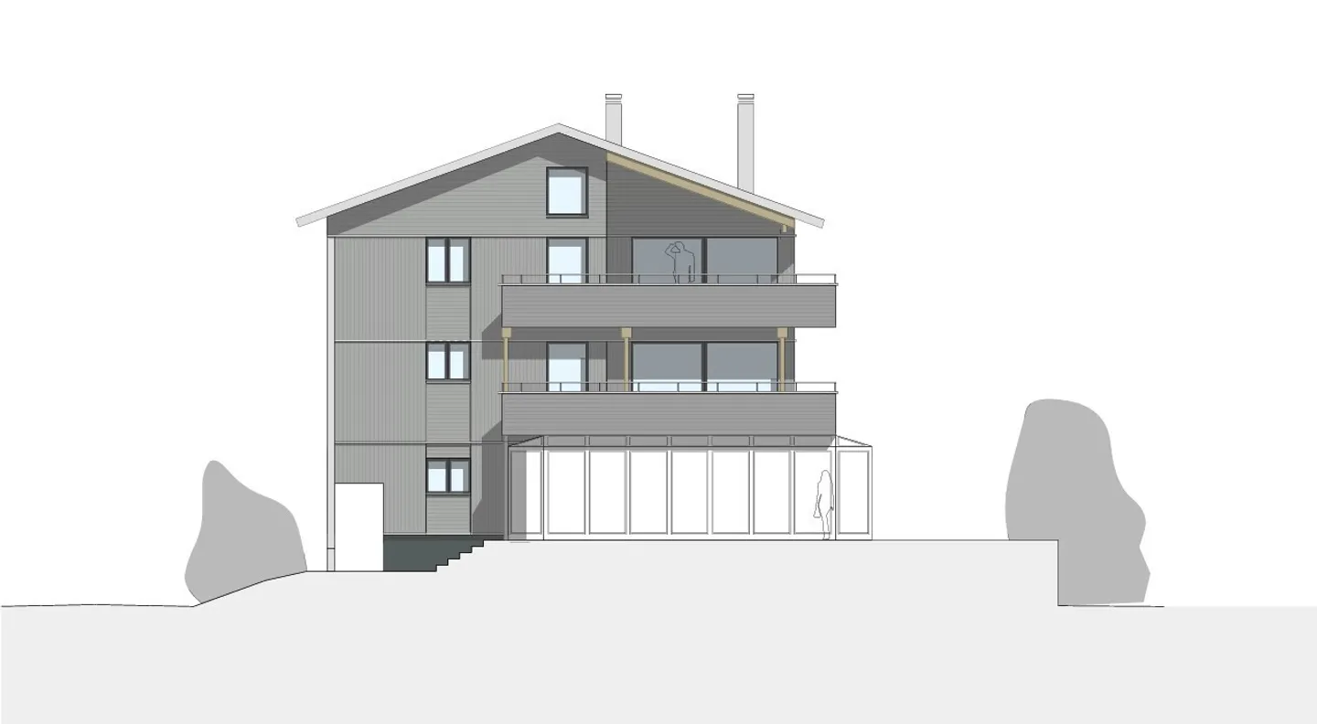 4½-Zimmer-Neubauwohnung in moderner Holzbauweise - Foto 4 von 6